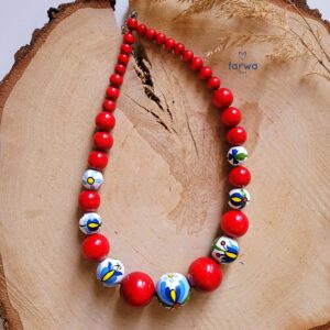 Korale kaszubskie czerwone  x