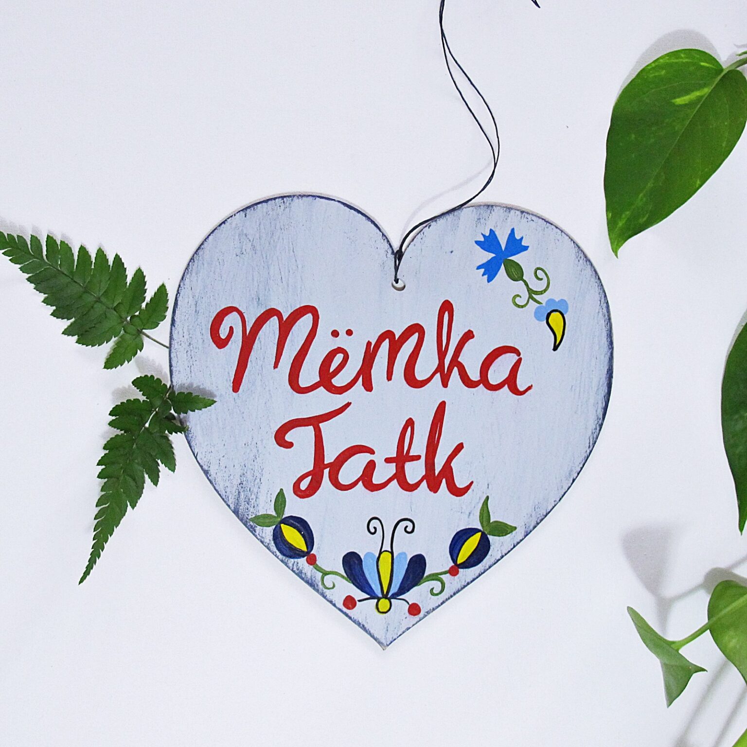 Serce „Mëmka & Tatk” – duże