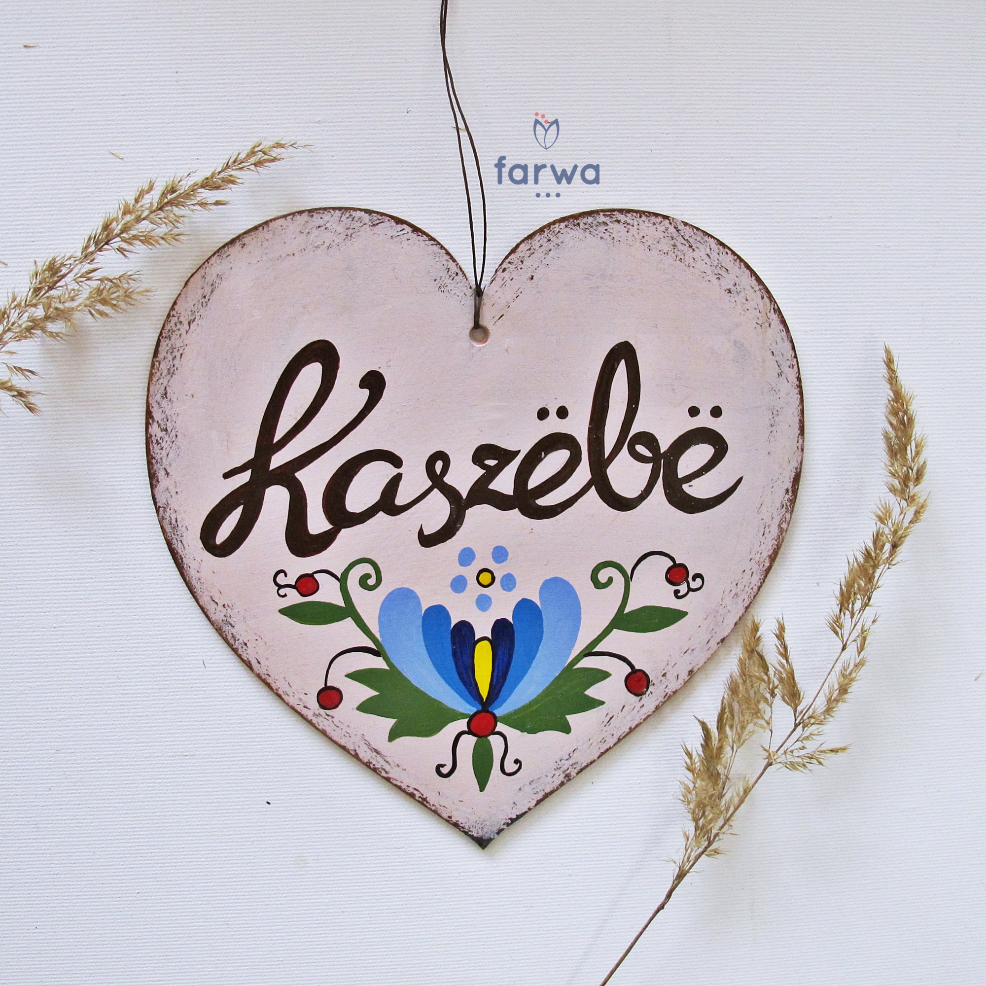 Serce „Kaszëbë” haft żukowski – duże