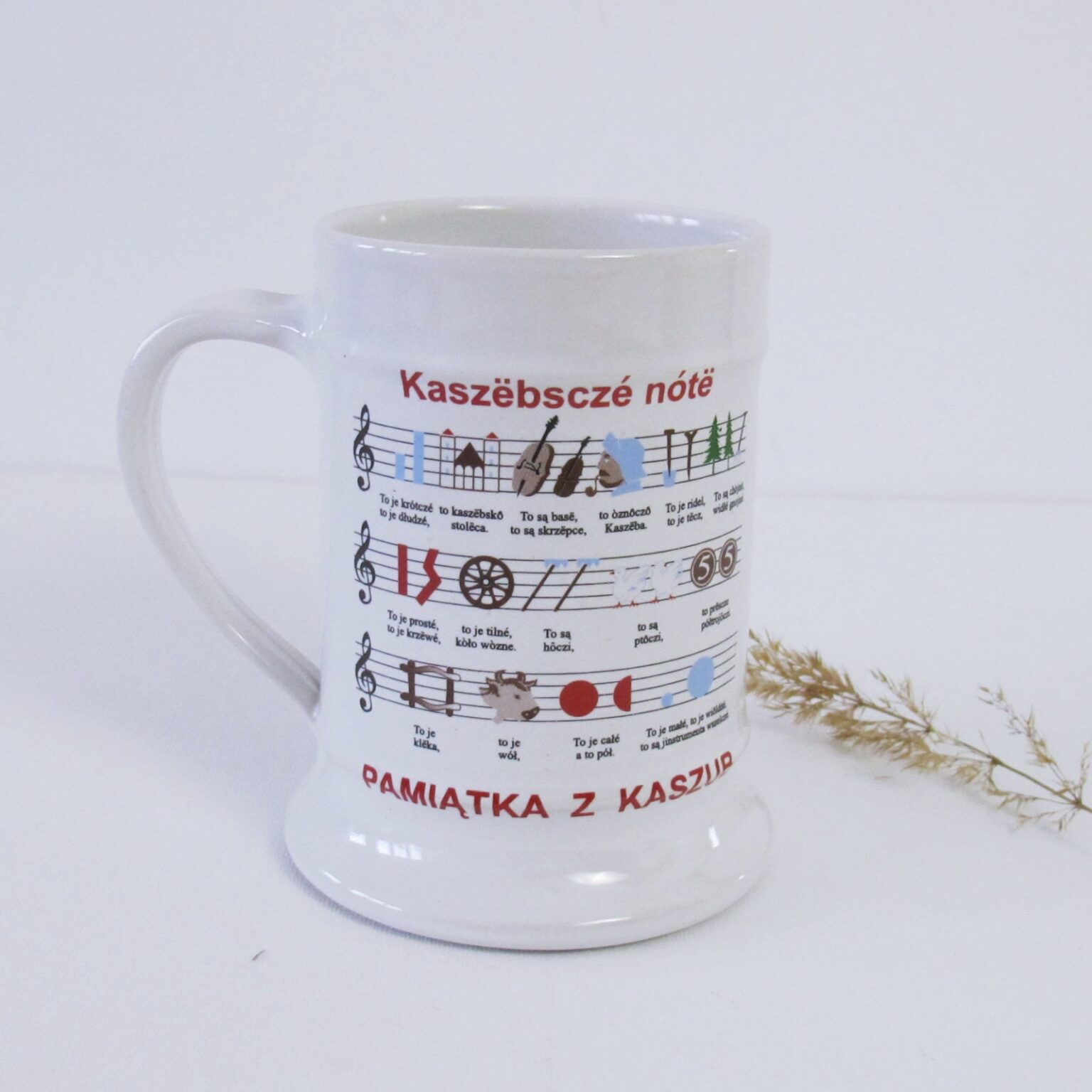 Kufel ceramiczny „Kaszëbë & Kaszëbszczé Nótë”