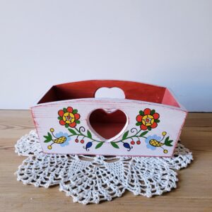 Skrzyneczka mala haft wejherowski x