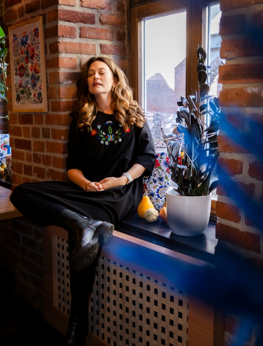 Sukienka czarna dzianina 2 Sukienka czarna dzianina