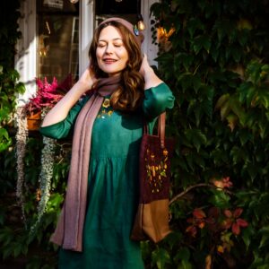 Sukienka Ewa Czapka i szalik  x