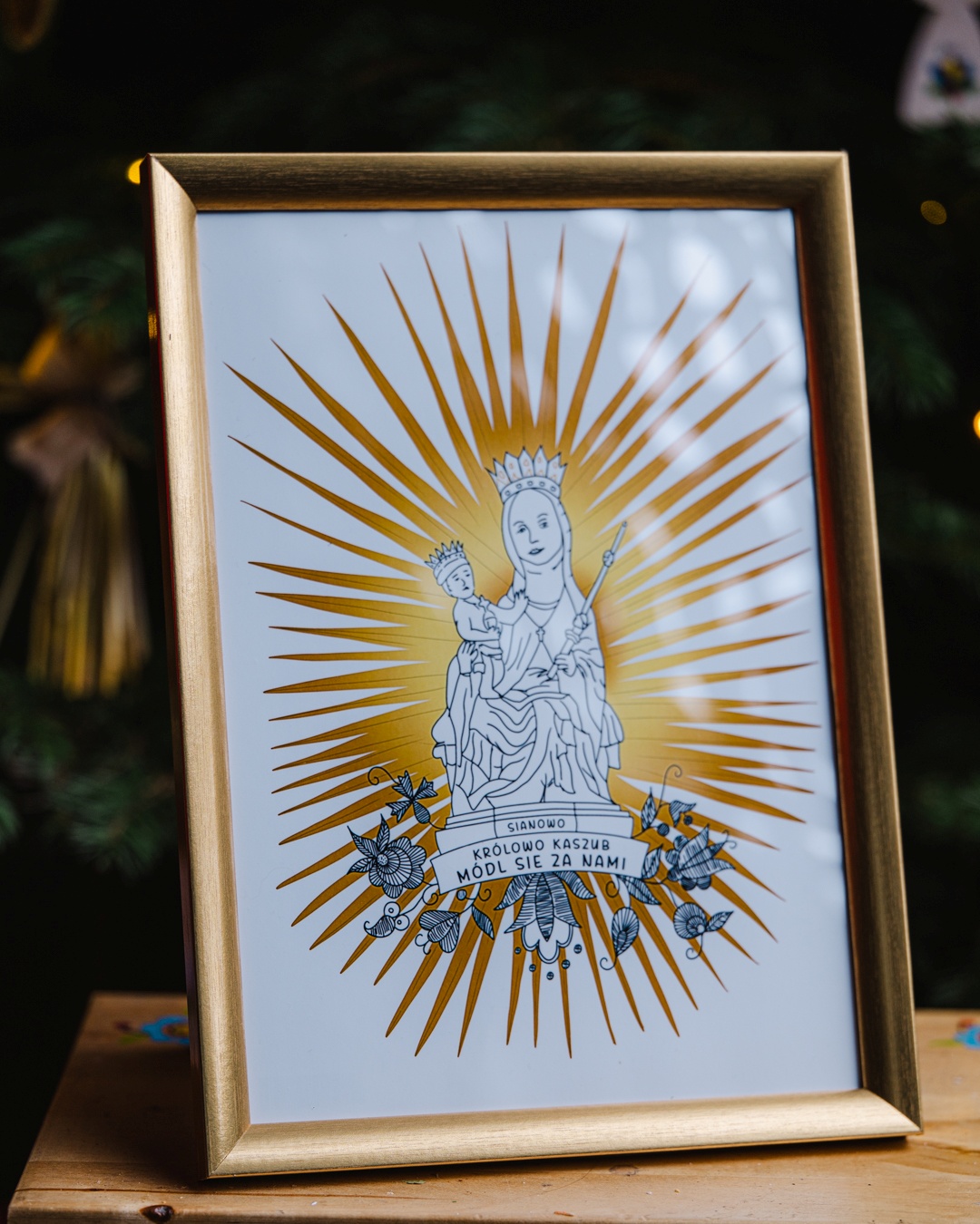 Plakat Matka Boska Sianowska 2 Plakat Matka Boska Sianowska