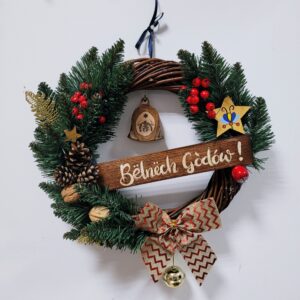 Wianek na drzwi Belnech Godow wiklina  x