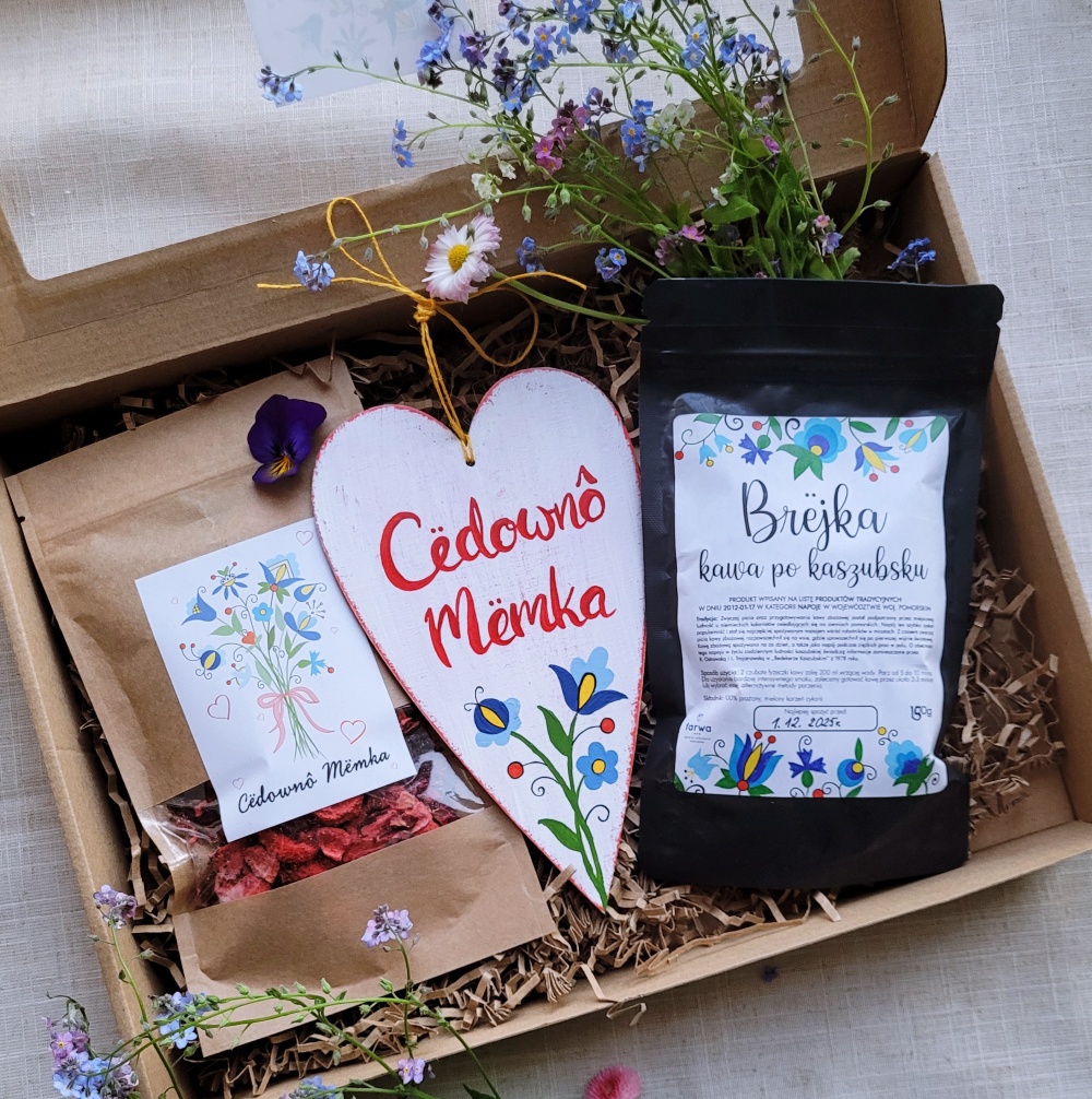 Zestaw dlo Mëmczi 2 Zestaw prezentowy dla Mamy – „Cëdownô Mëmka”