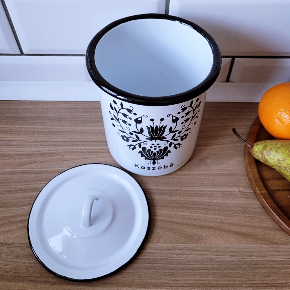 Pojemnik emaliowany 1l 2 Pojemnik emaliowany l