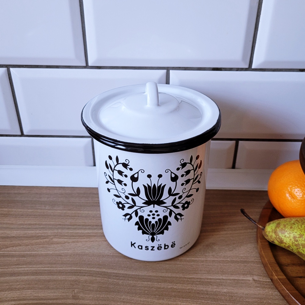 Pojemnik emaliowany 1l 3 Pojemnik emaliowany l