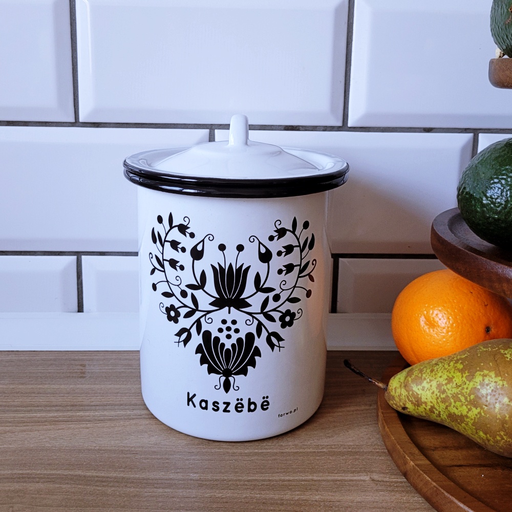 Pojemnik emaliowany 1l 4 Pojemnik emaliowany l