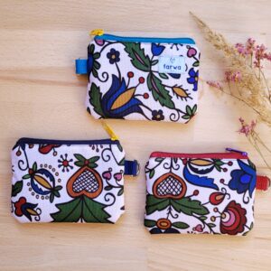 Portfelik maly haft wdzydzki bialy   x